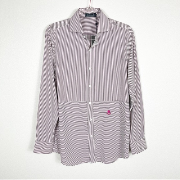 G/FORE Other - G/FORE Classic Stripe Button Up Dress‎ Shirt Medium